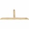 Ekena Millwork Portland Rough Sawn Timber Gable Bracket, Douglas Fir, 60"W x 30"H x 2"D x 4"F, 12/12 Pitch GBW060X30X0204POR00RDF - alternate 4